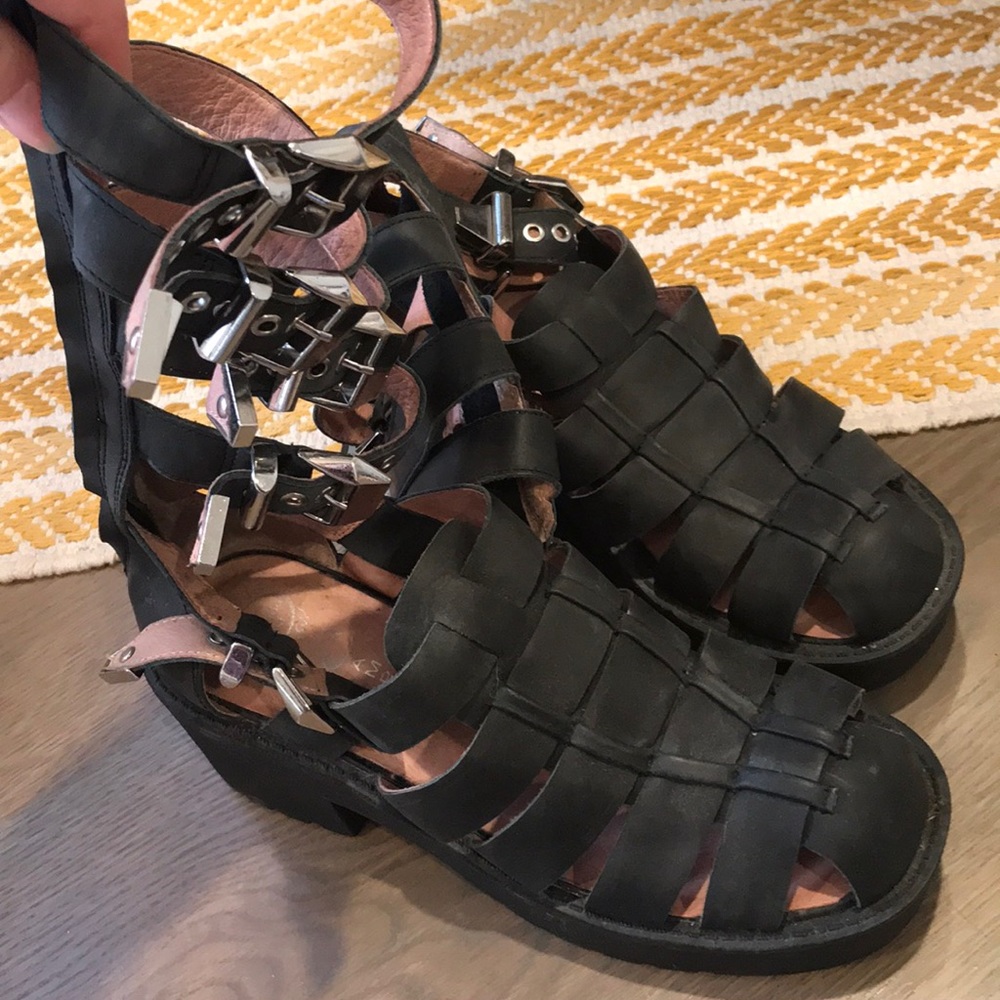 Jeffrey Campbell Gladiator Platform Shoes